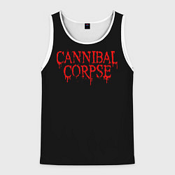 Майка-безрукавка мужская Cannibal Corpse, цвет: 3D-белый