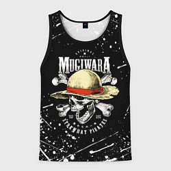 Майка-безрукавка мужская ONE PIECE ВАН ПИС, цвет: 3D-черный