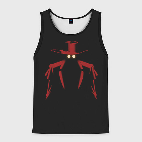 Мужская майка без рукавов Alucard / 3D-Черный – фото 1