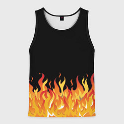 Мужская майка без рукавов ОГОНЬ И НИЧЕГО ЛИШНЕГО