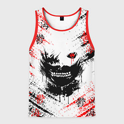 Майка-безрукавка мужская ТОКИЙСКИЙ ГУЛЬ КЕН КАНЕКИ, цвет: 3D-красный