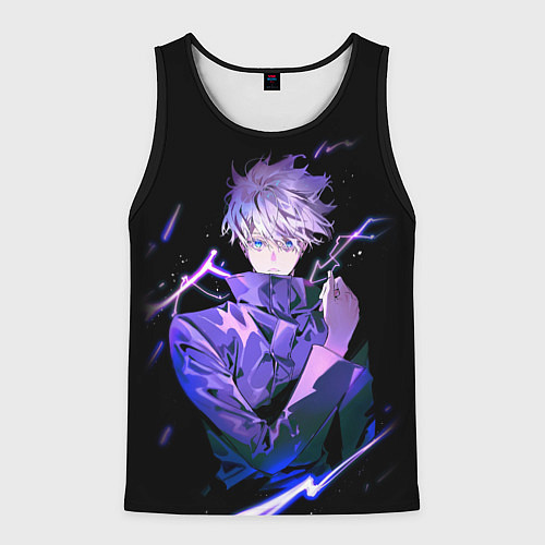 Мужская майка без рукавов JUJUTSU KAISEN / 3D-Черный – фото 1