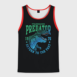 Майка-безрукавка мужская Dino predator, цвет: 3D-красный