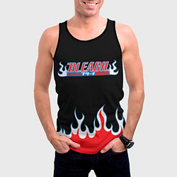 Майка-безрукавка мужская BLEACH FLAME БЛИЧ ПЛАМЯ, цвет: 3D-черный — фото 2