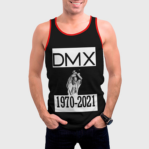 Мужская майка без рукавов DMX 1970-2021 / 3D-Красный – фото 3
