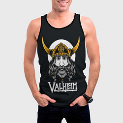Майка-безрукавка мужская Valheim Viking, цвет: 3D-черный — фото 2