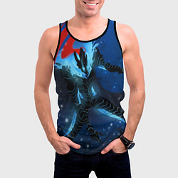 Майка-безрукавка мужская Поднятие уровня Аниме, цвет: 3D-черный — фото 2