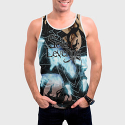 Майка-безрукавка мужская Solo leveling, цвет: 3D-белый — фото 2