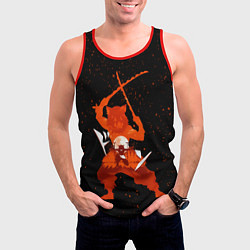 Майка-безрукавка мужская Иноске Хашибира Kimetsu no Yaiba, цвет: 3D-красный — фото 2