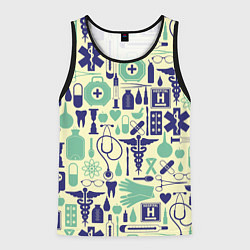 Мужская майка без рукавов Медицина Паттерн Z