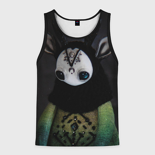 Мужская майка без рукавов DarkLight / 3D-Черный – фото 1