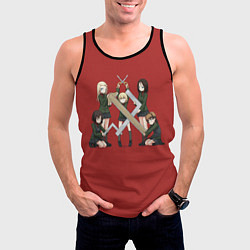 Майка-безрукавка мужская Girls und Panzer Правда, цвет: 3D-черный — фото 2