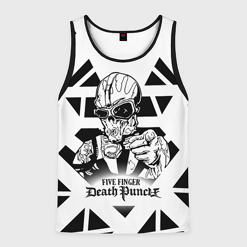 Мужская майка без рукавов Five Finger Death Punch / 3D-Черный – фото 1