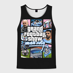 Майка-безрукавка мужская Мансити в стиле гта манчестер, цвет: 3D-черный