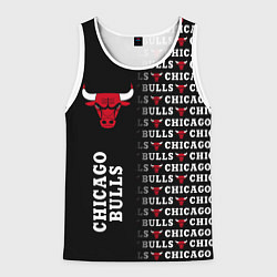 Майка-безрукавка мужская CHICAGO BULLS 7, цвет: 3D-белый