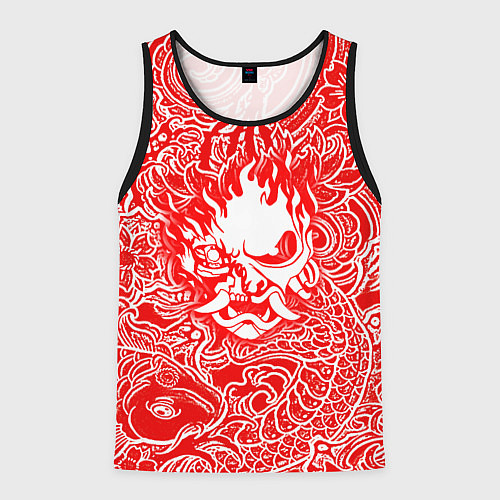 Мужская майка без рукавов Samurai / 3D-Черный – фото 1