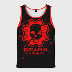Майка-безрукавка мужская Gears esports, цвет: 3D-красный