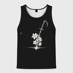 Мужская майка без рукавов Nier - Sword and Flowers