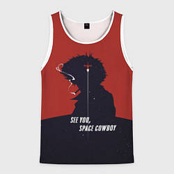 Майка-безрукавка мужская Cowboy Bebop - Spike, цвет: 3D-белый