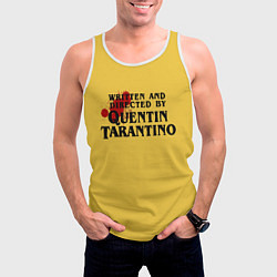 Майка-безрукавка мужская Quentin Tarantino, цвет: 3D-белый — фото 2
