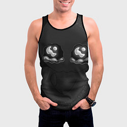 Майка-безрукавка мужская Плакса, цвет: 3D-черный — фото 2