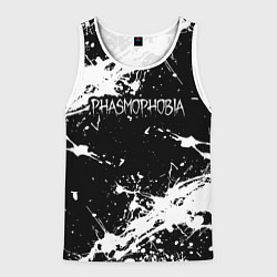 Мужская майка без рукавов Phasmophobia краска