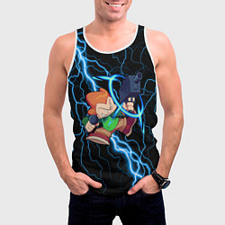 Майка-безрукавка мужская Пико Pico Молния, цвет: 3D-белый — фото 2