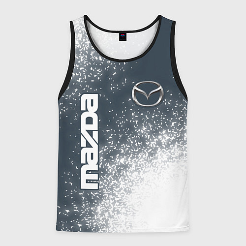 Мужская майка без рукавов Мазда - Спрей / 3D-Черный – фото 1