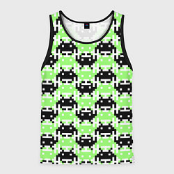Майка-безрукавка мужская Space Invaders Old game Z, цвет: 3D-черный