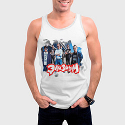 Майка-безрукавка мужская Элизиум группа, цвет: 3D-белый — фото 2