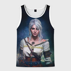 Майка-безрукавка мужская Ciri, цвет: 3D-белый