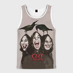 Майка-безрукавка мужская Ozzy Osbourne, цвет: 3D-белый