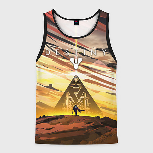 Мужская майка без рукавов DESTINY GALAXY ДЕСТИНИ 2 ПРИКЛЮЧЕНИЯ / 3D-Черный – фото 1