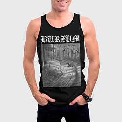 Майка-безрукавка мужская Burzum Hvis lyset tar oss, цвет: 3D-черный — фото 2