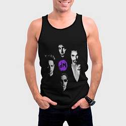 Майка-безрукавка мужская Depeche mode band, цвет: 3D-черный — фото 2