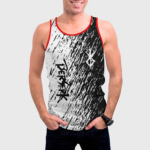 Мужская майка без рукавов Anime Berserk / 3D-Красный – фото 3