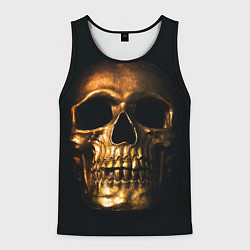 Мужская майка без рукавов Gold Skull