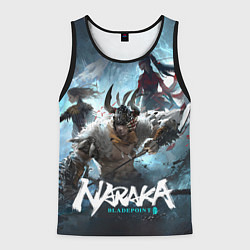 Майка-безрукавка мужская Naraka team, цвет: 3D-черный