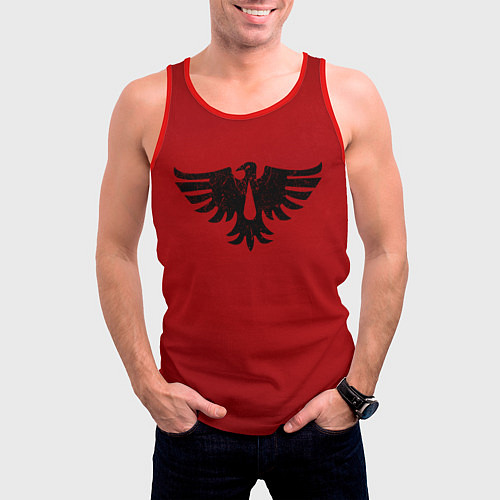 Мужская майка без рукавов Кровавые Вороны цвет ордена / 3D-Красный – фото 3