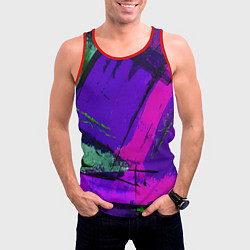 Майка-безрукавка мужская Фиолетово!, цвет: 3D-красный — фото 2
