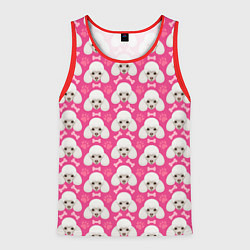 Мужская майка без рукавов Собака Пудель