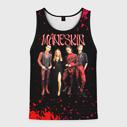 Майка-безрукавка мужская Maneskin Лунный свет, рок - группа, цвет: 3D-черный