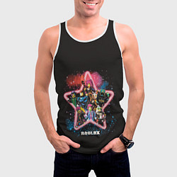 Майка-безрукавка мужская Roblox 1, цвет: 3D-белый — фото 2