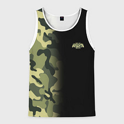 Майка-безрукавка мужская ARMA 3 MILITARY, цвет: 3D-белый