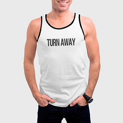 Майка-безрукавка мужская TURN AWAY, цвет: 3D-черный — фото 2
