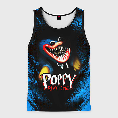 Мужская майка без рукавов Poppy Playtime / 3D-Черный – фото 1