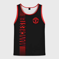 Майка-безрукавка мужская МАНЧЕСТЕР ЮНАЙТЕД RED LINE, цвет: 3D-красный