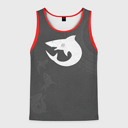 Майка-безрукавка мужская Кархародоны цвет ордена, цвет: 3D-красный