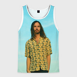 Майка-безрукавка мужская Kevin Parker Tame impala, цвет: 3D-белый