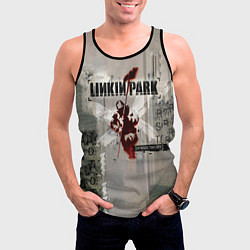 Майка-безрукавка мужская Hybrid Theory Live Around The World - Linkin Park, цвет: 3D-черный — фото 2
